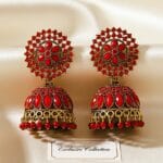 Red Jhumkas