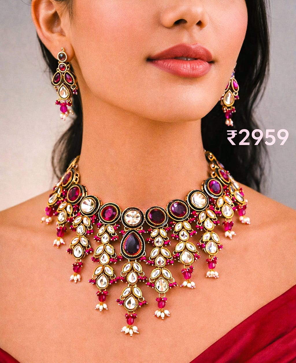 Best Imitation Jewellery Bridal necklace For Women