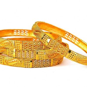 Gold Plated Bangle Set