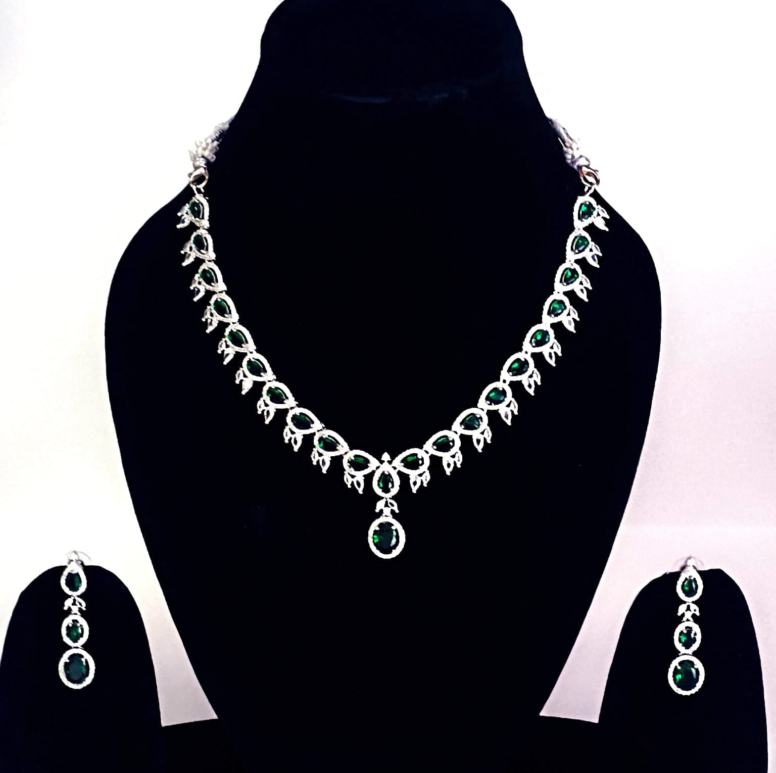 Best Imitation Jewellery AD Necklace - Image 4