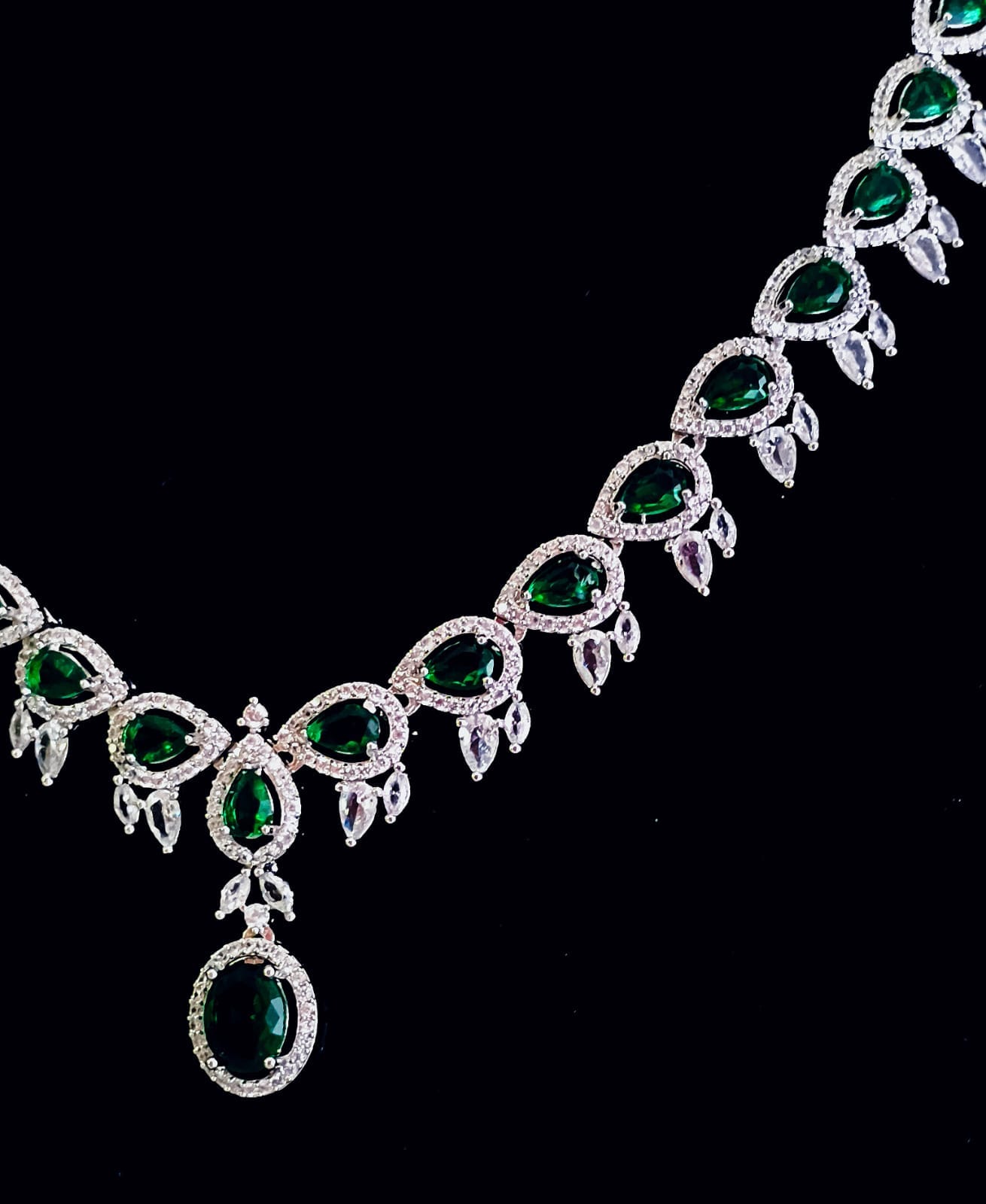 Best Imitation Jewellery AD Necklace - Image 6