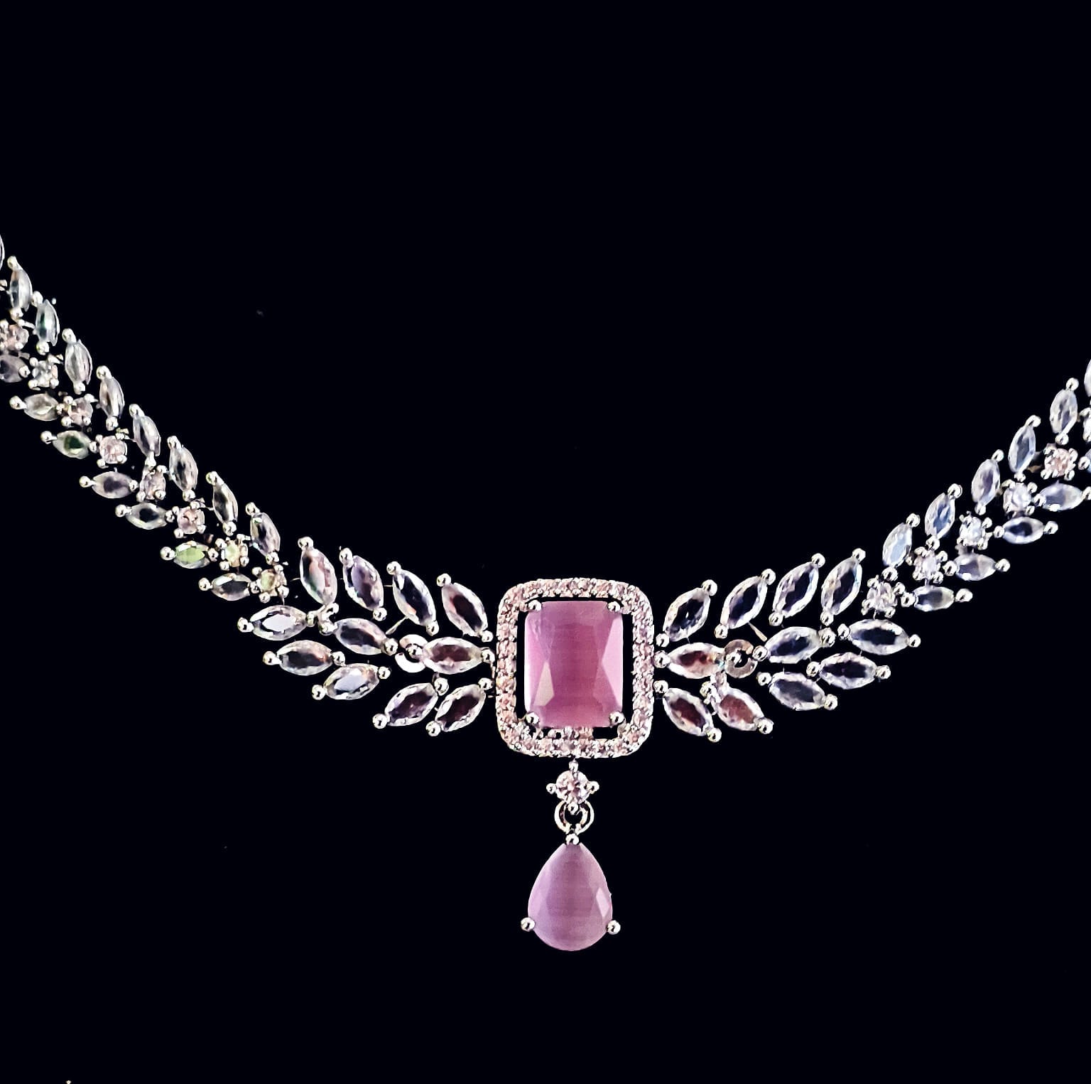 Best Imitation Jewellery AD Necklace