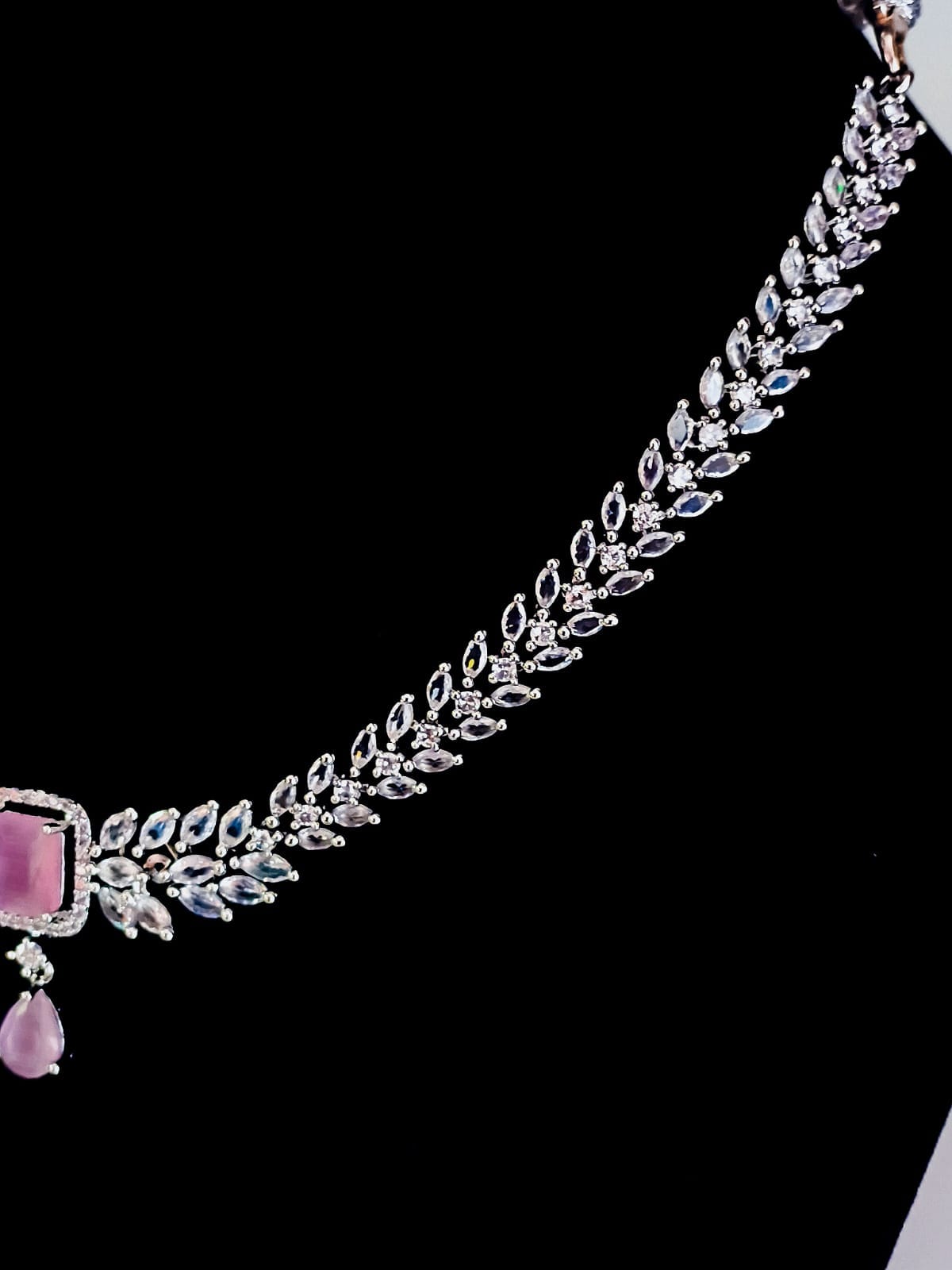 Best Imitation Jewellery AD Necklace - Image 5
