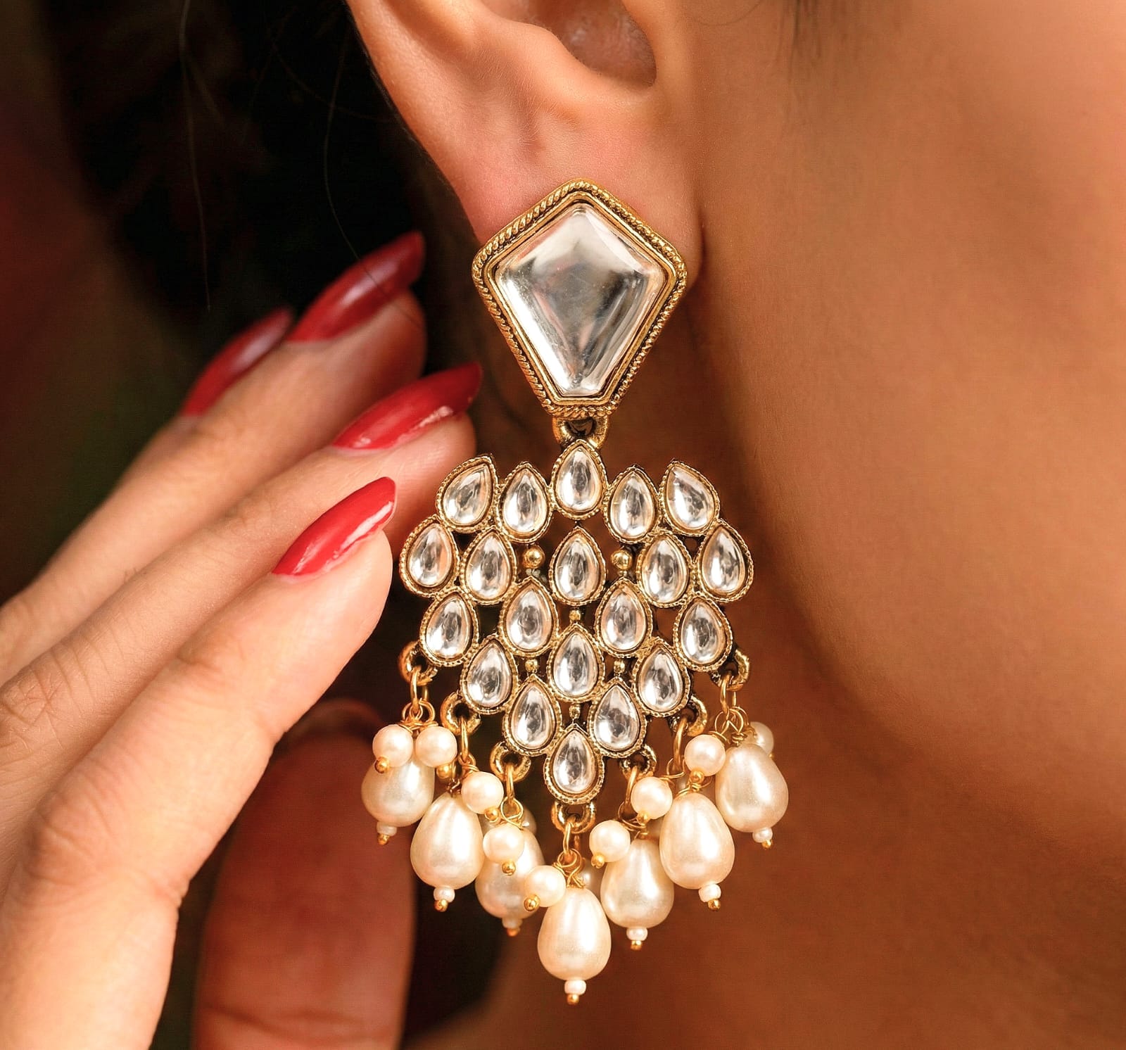 Best Imitation Jewellery Chandelier Earring - Image 2