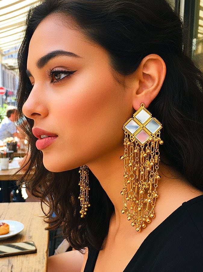 Best Imitation Jewellery Jhalar Earring - Image 5