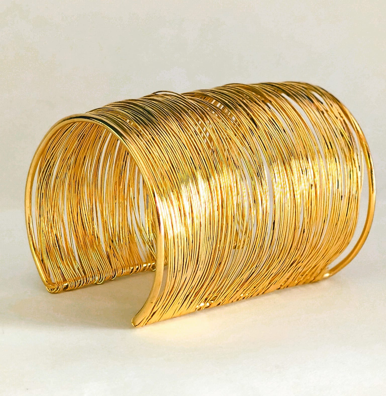 Best Imitation Jewellery Gold plated cuff Bracelet