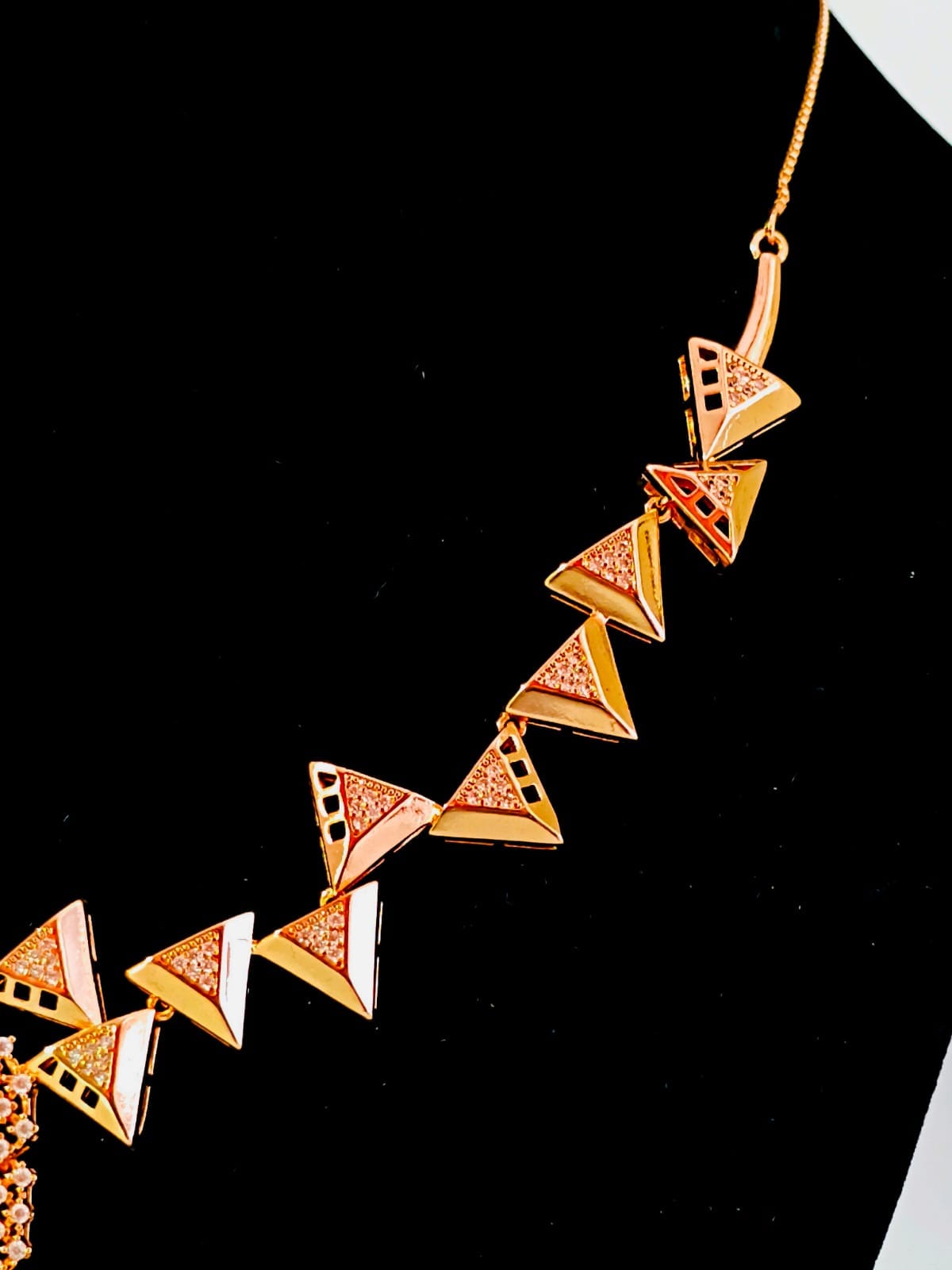 Best Imitation Jewellery Rose Gold Necklace - Image 6