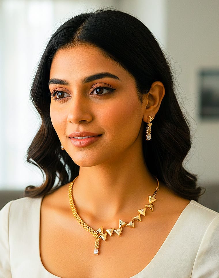 Best Imitation Jewellery AD Necklace for women