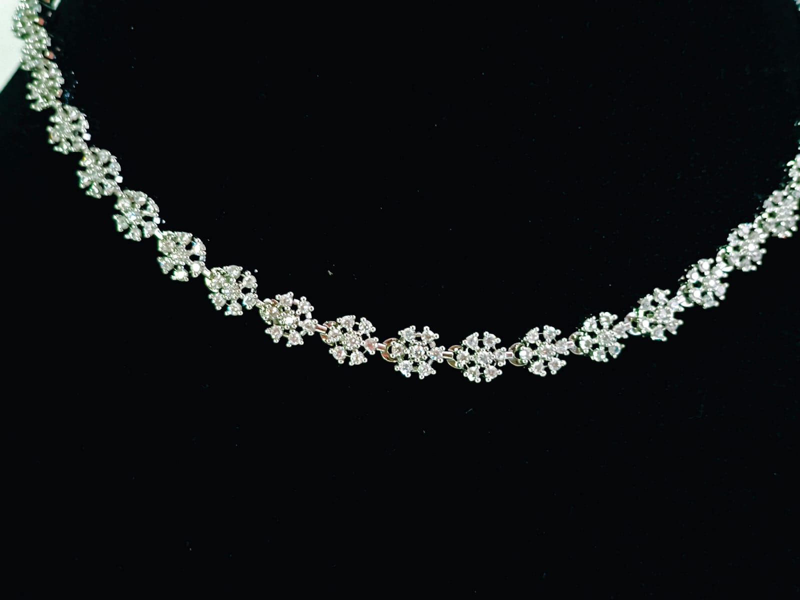 Best Imitation Jewellery Froral AD Necklace - Image 5