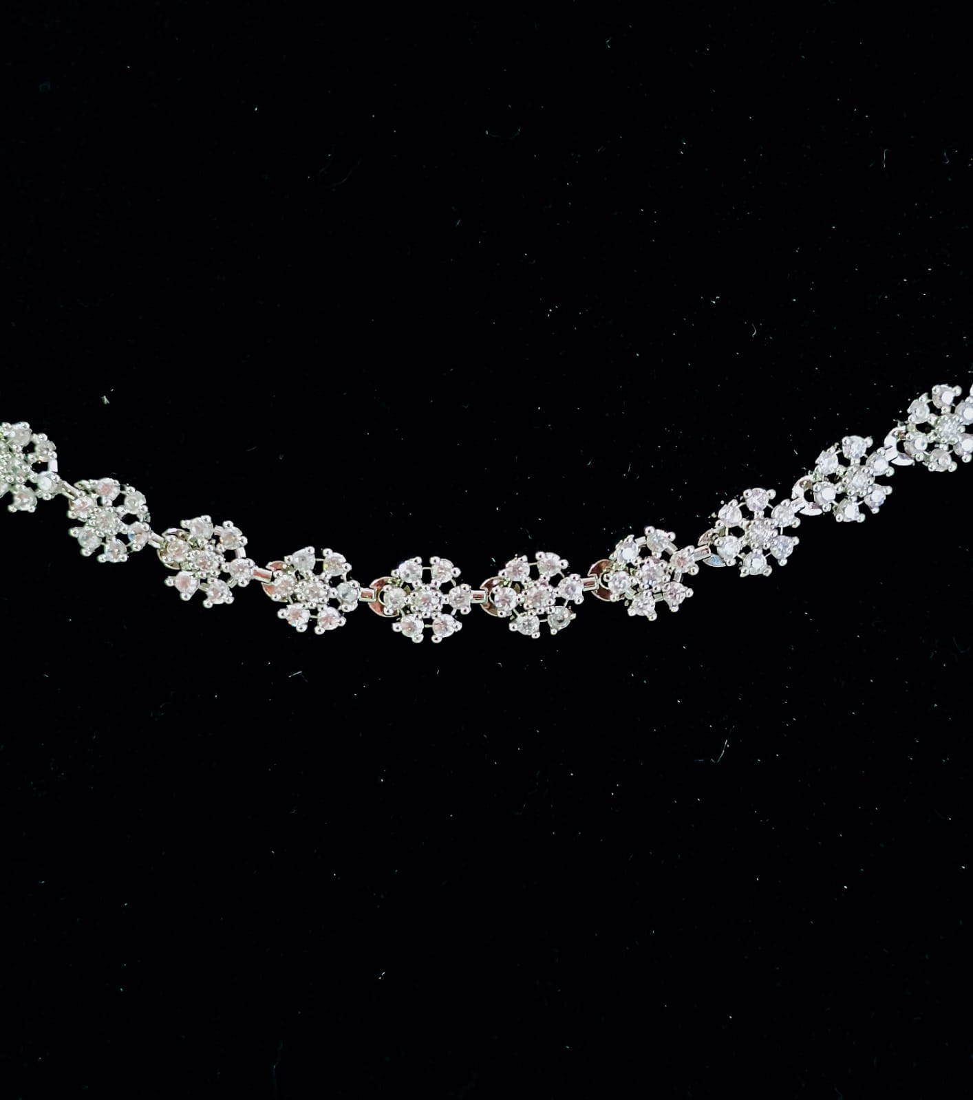 Best Imitation Jewellery Froral AD Necklace - Image 3